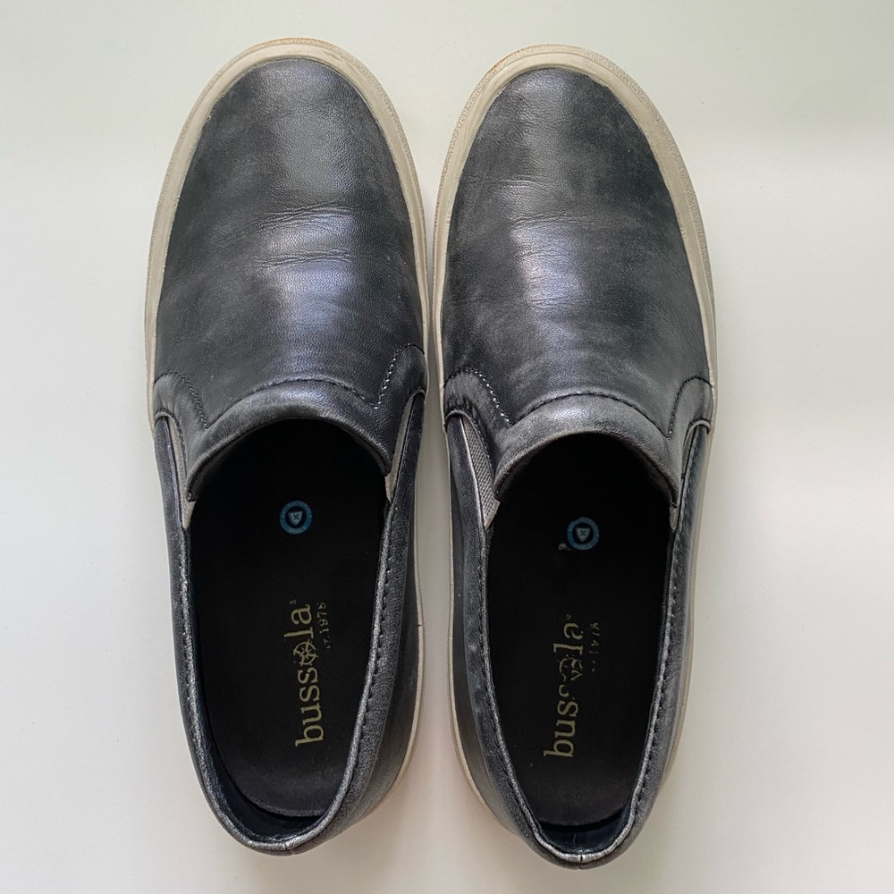 Bussola Charcoal Slip-ons Size 37